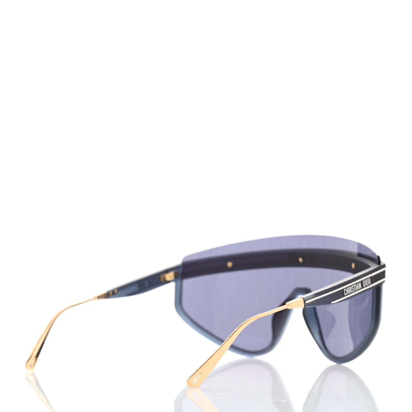 Oblique Mask DiorClub M2U Sunglasses Translucent Blue