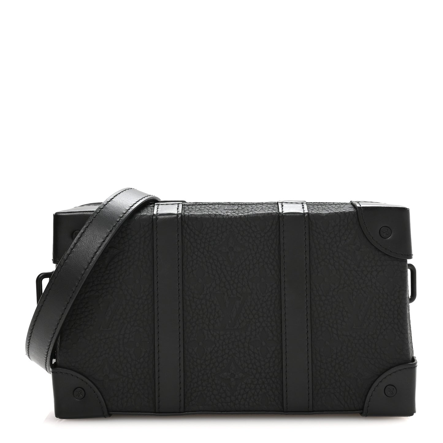 Taurillon Monogram Soft Trunk Wallet Black