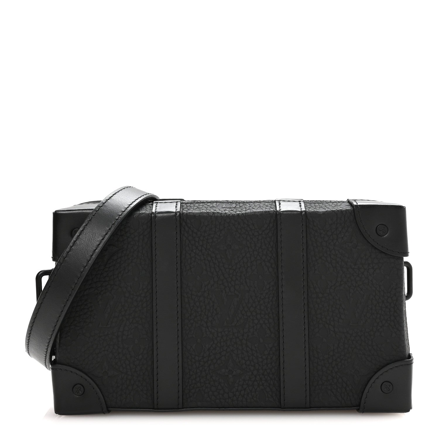 Louis Vuitton Taurillon Monogram Soft Trunk Wallet Black 1 of 10