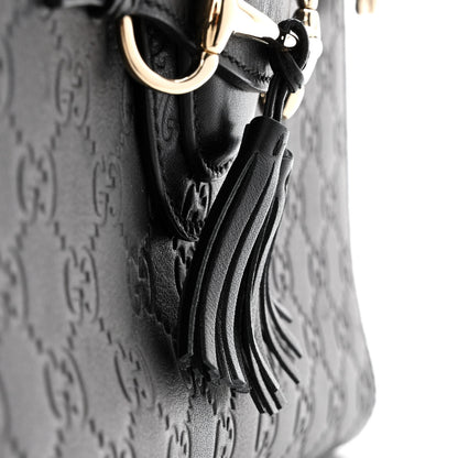 Gucci Guccissima Medium Emily Chain Shoulder Bag Black 12 of 12