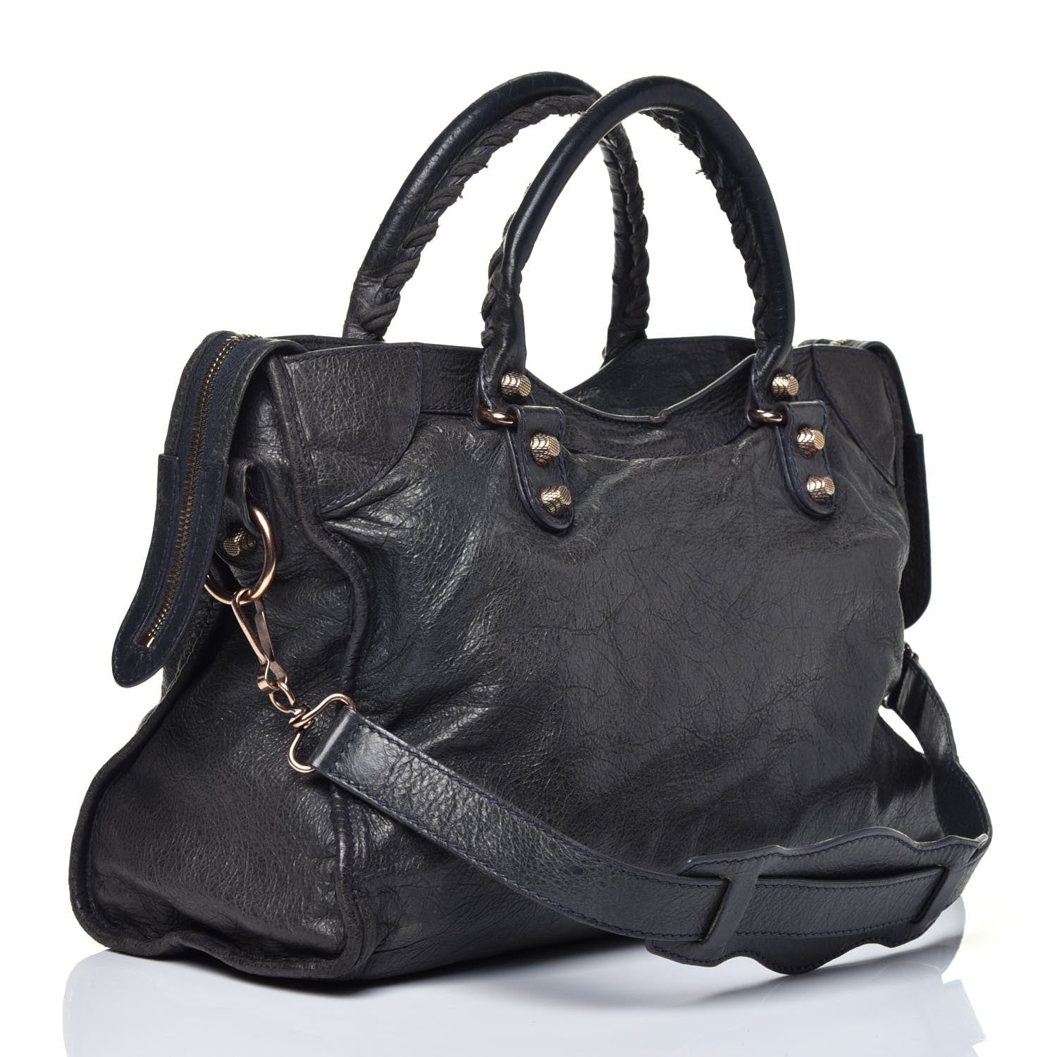 Balenciaga Agneau Giant 12 Rose Gold Hardware City Anthracite 3 of 9