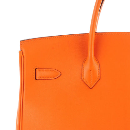 Hermes Swift Birkin 35 Orange 19 of 28