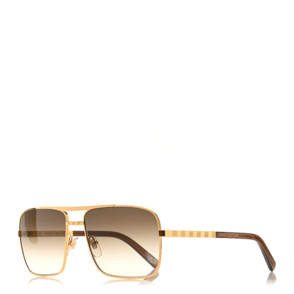Louis Vuitton Attitude Sunglasses Z0259U Gold 1 of 10