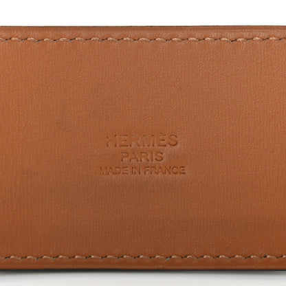 Hermes Epsom Collier De Chien CDC Belt 85 Bleu Thalassa 4 of 8