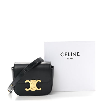 Celine Shiny Calfskin Mini Triomphe Black 11 of 11