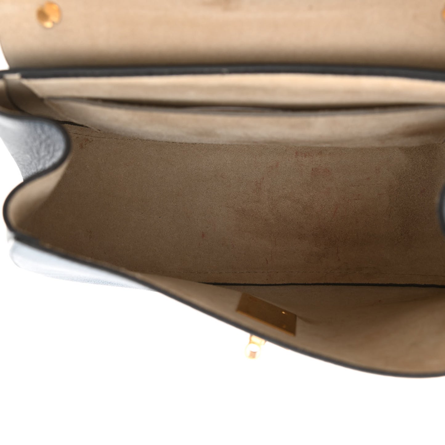 Grained Lambskin Mini Drew Shoulder Bag Royal Navy