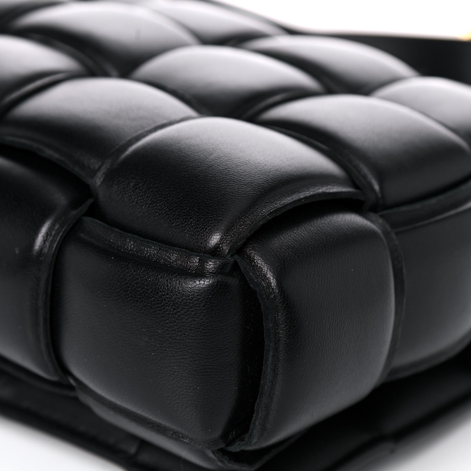 Bottega Veneta Nappa Maxi Intreccio Padded Cassette Crossbody Bag Black 11 of 18