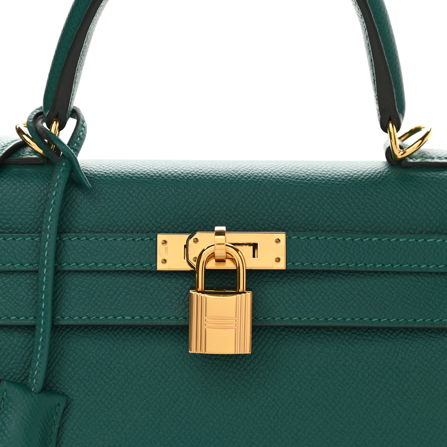 Hermes Epsom Kelly Sellier 25 Malachite 10 of 11