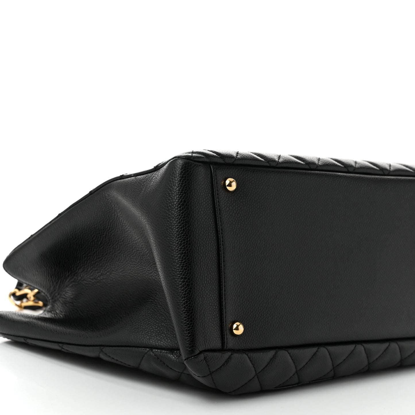 Caviar Quilted XL Grand Shopping Tote GST Black