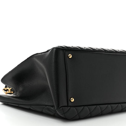 Chanel Caviar Quilted XL Grand Shopping Tote GST Black 9 of 10