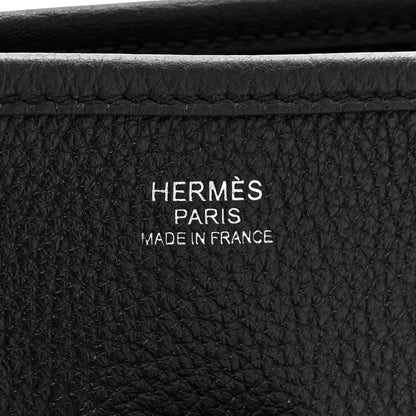 Hermes Taurillon Clemence EVELYNE III PM Black 6 of 12