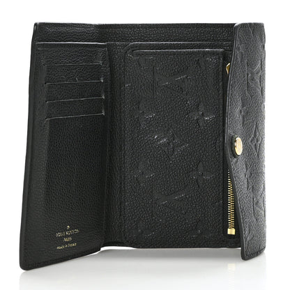 Louis Vuitton Empreinte Compact Curieuse Wallet Black 5 of 8