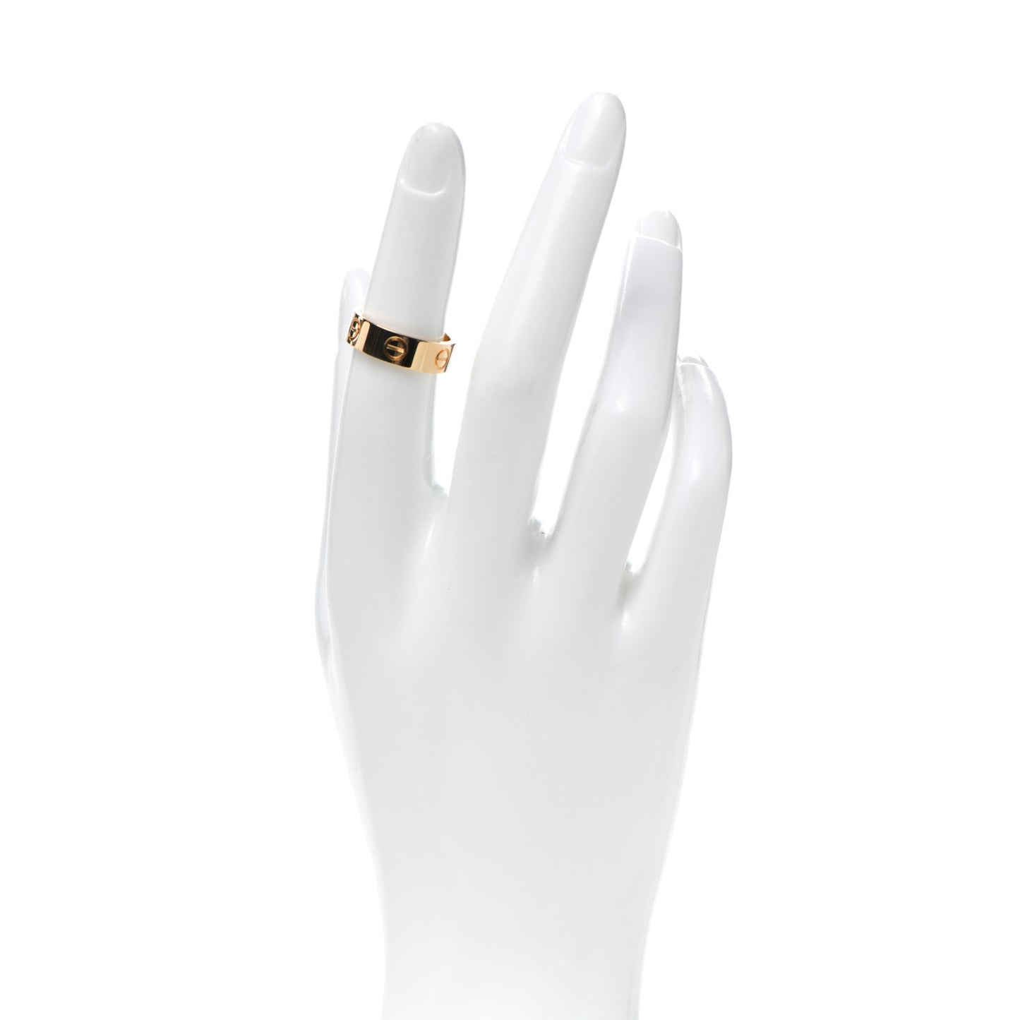 18K Yellow Gold 5.5mm LOVE Ring 50 5.25
