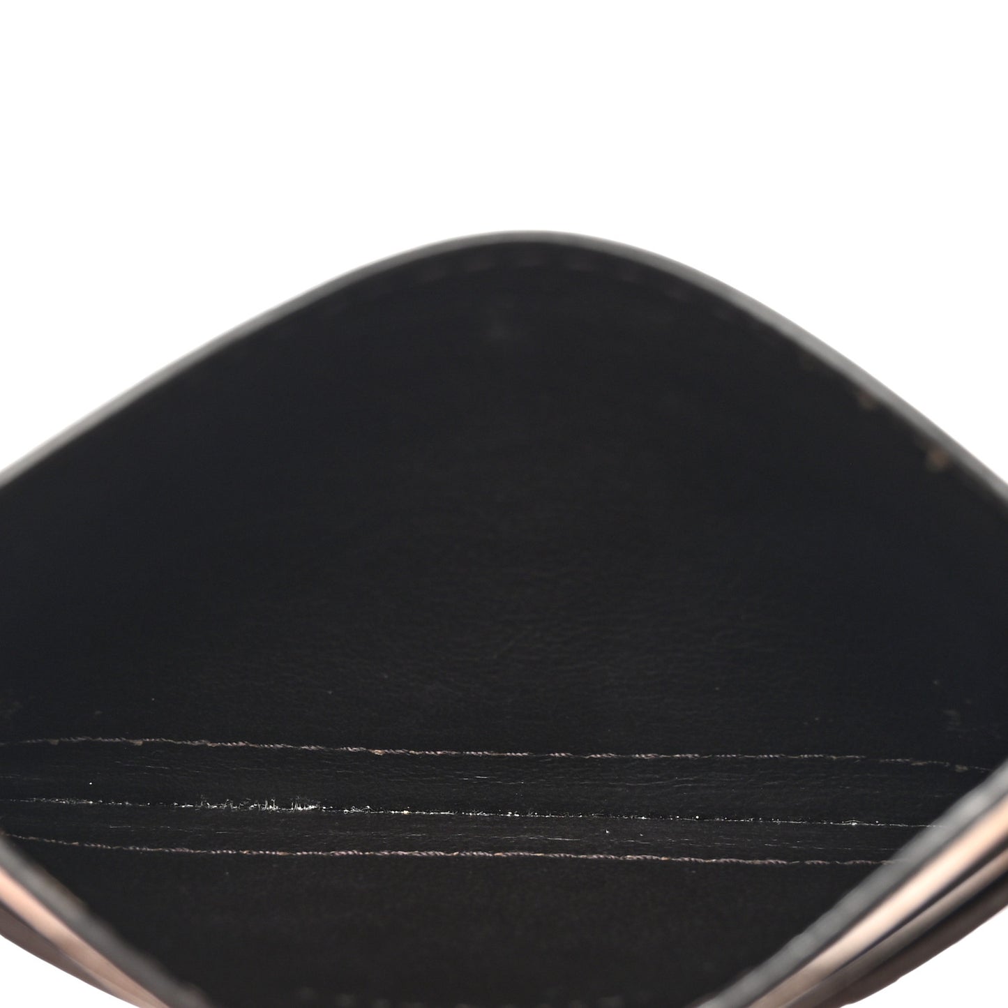 Calfskin GG Tennis Embossed Card Holder Mystic White