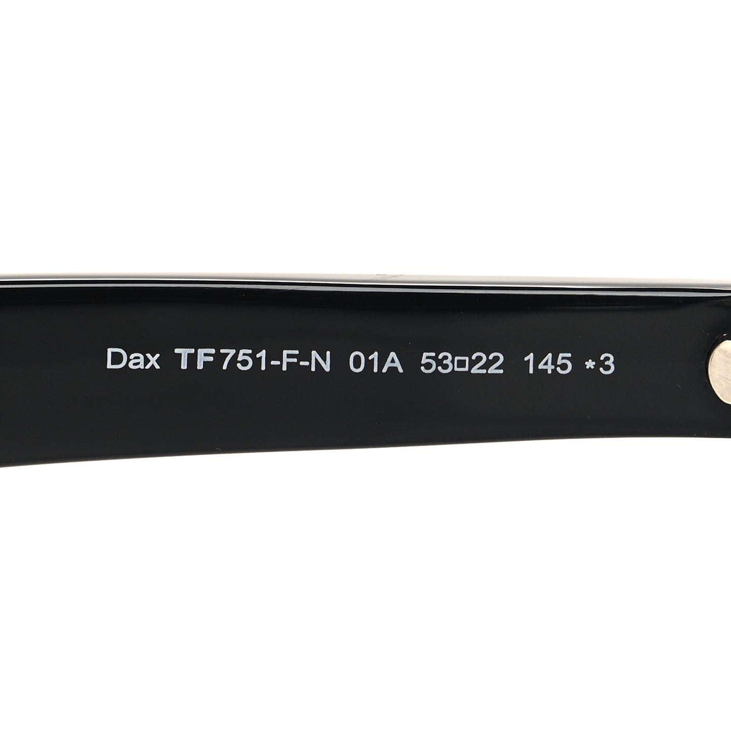 Acetate Dax Sunglasses TF751 Black