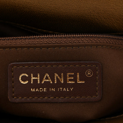 Chanel Sequin Medium Single Flap Gold 6 of 10