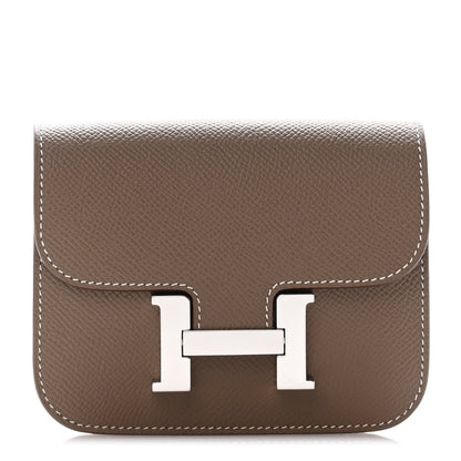 Hermes Epsom Constance Slim Wallet Etoupe 1 of 9