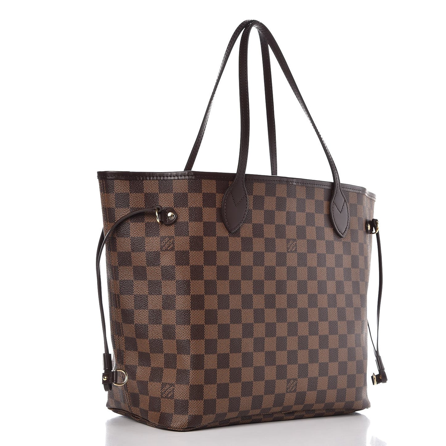 Damier Ebene Neo Neverfull MM Rose Ballerine