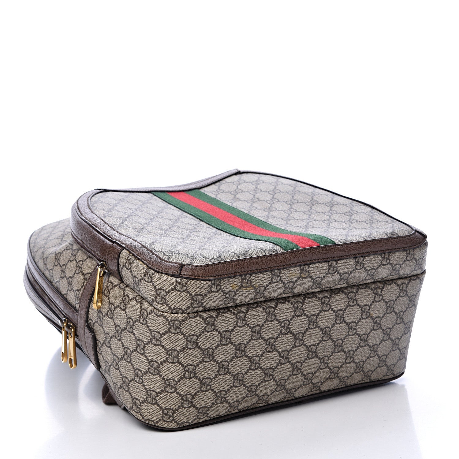 Gucci GG Supreme Monogram Medium Ophidia Day Backpack Brown 3 of 10