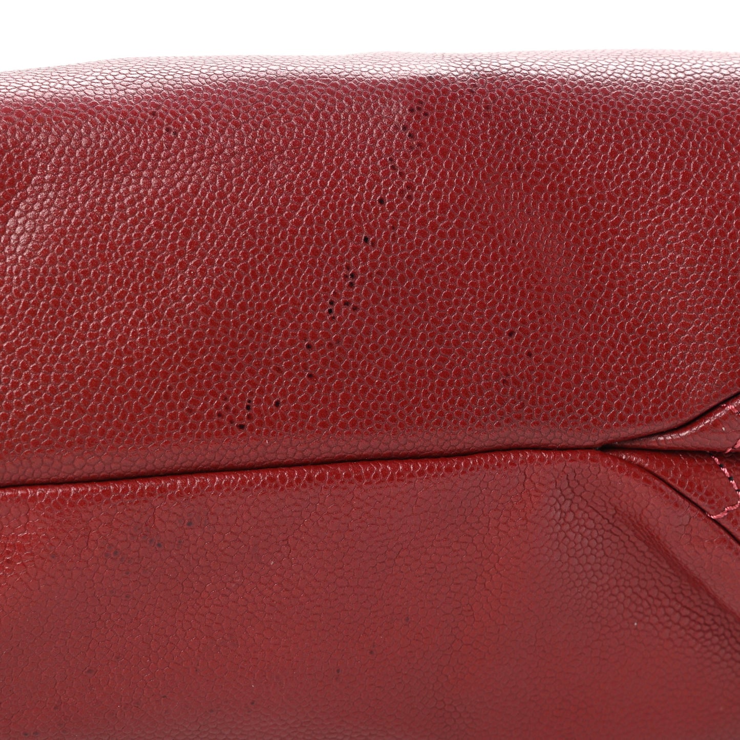 Caviar 31 CC Shoulder Bag Red