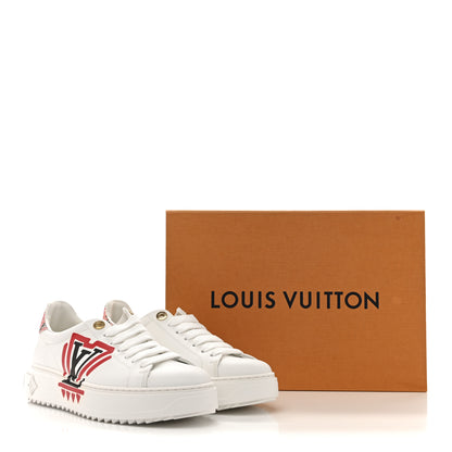 Louis Vuitton Crafty Time Out Sneakers 37.5 White 10 of 10