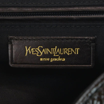 Saint Laurent Patent Large Downtown Tote Black 5 of 7