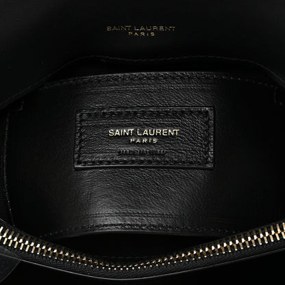 Saint Laurent Corduroy Matelasse Chevron Monogram Medium College Bag Softy Black 6 of 15