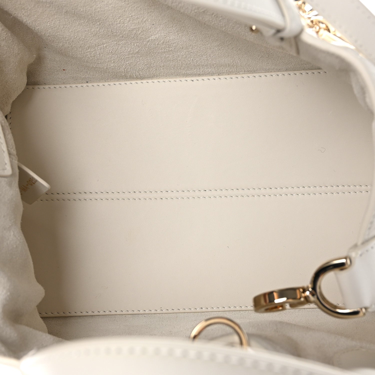 Christian Dior Calfskin Macrocannage Small Toujours White 6 of 11