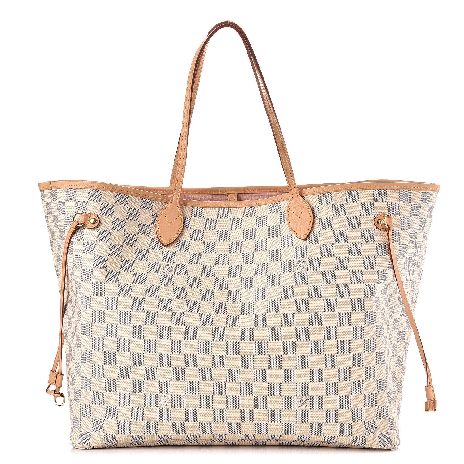 Louis Vuitton Damier Azur Neo Neverfull GM Rose Ballerine 1 of 8