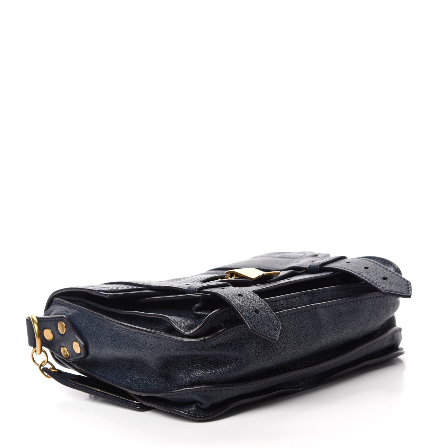 Proenza Schouler Lambskin PS1 Mini Pouch Messenger Bag Midnight 4 of 11