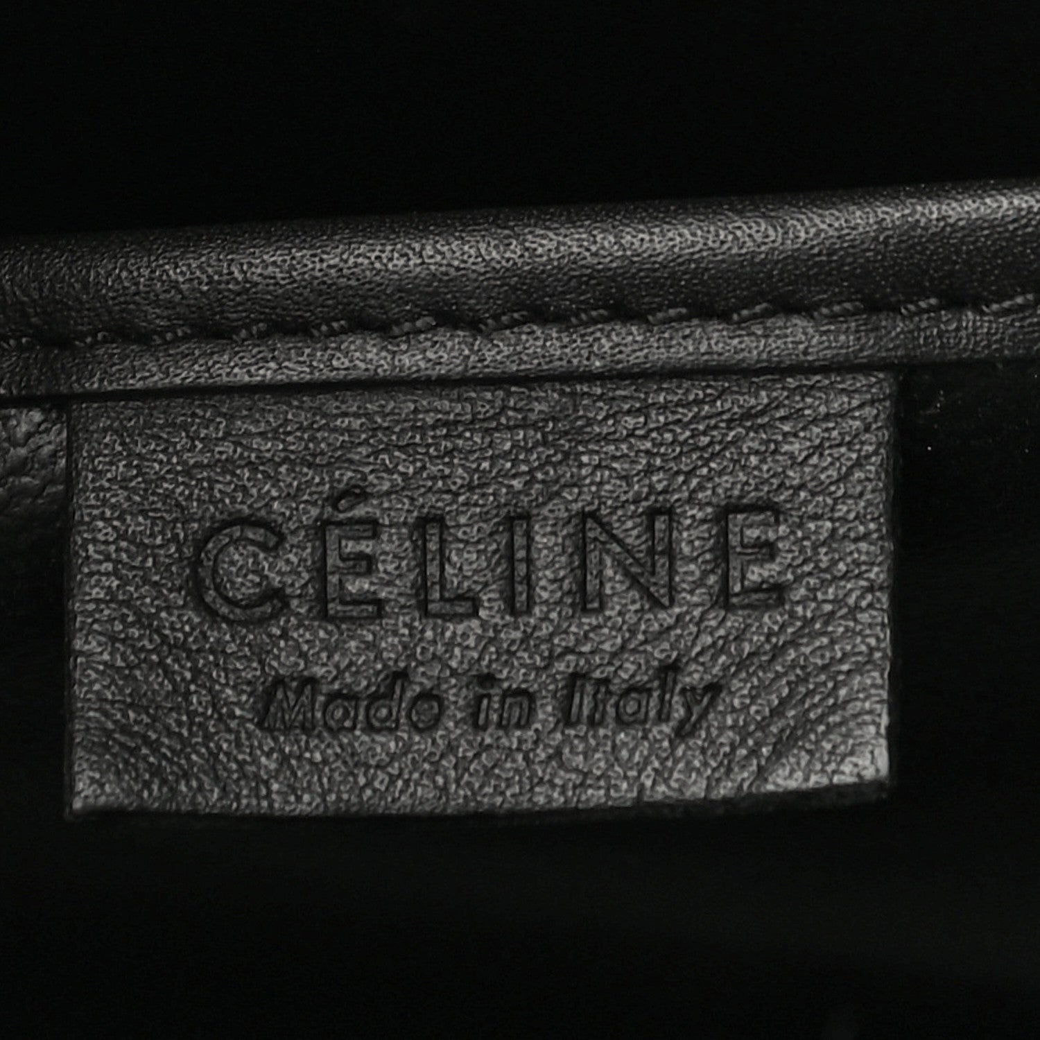 Celine Smooth Calfskin Nano Luggage Black 6 of 12