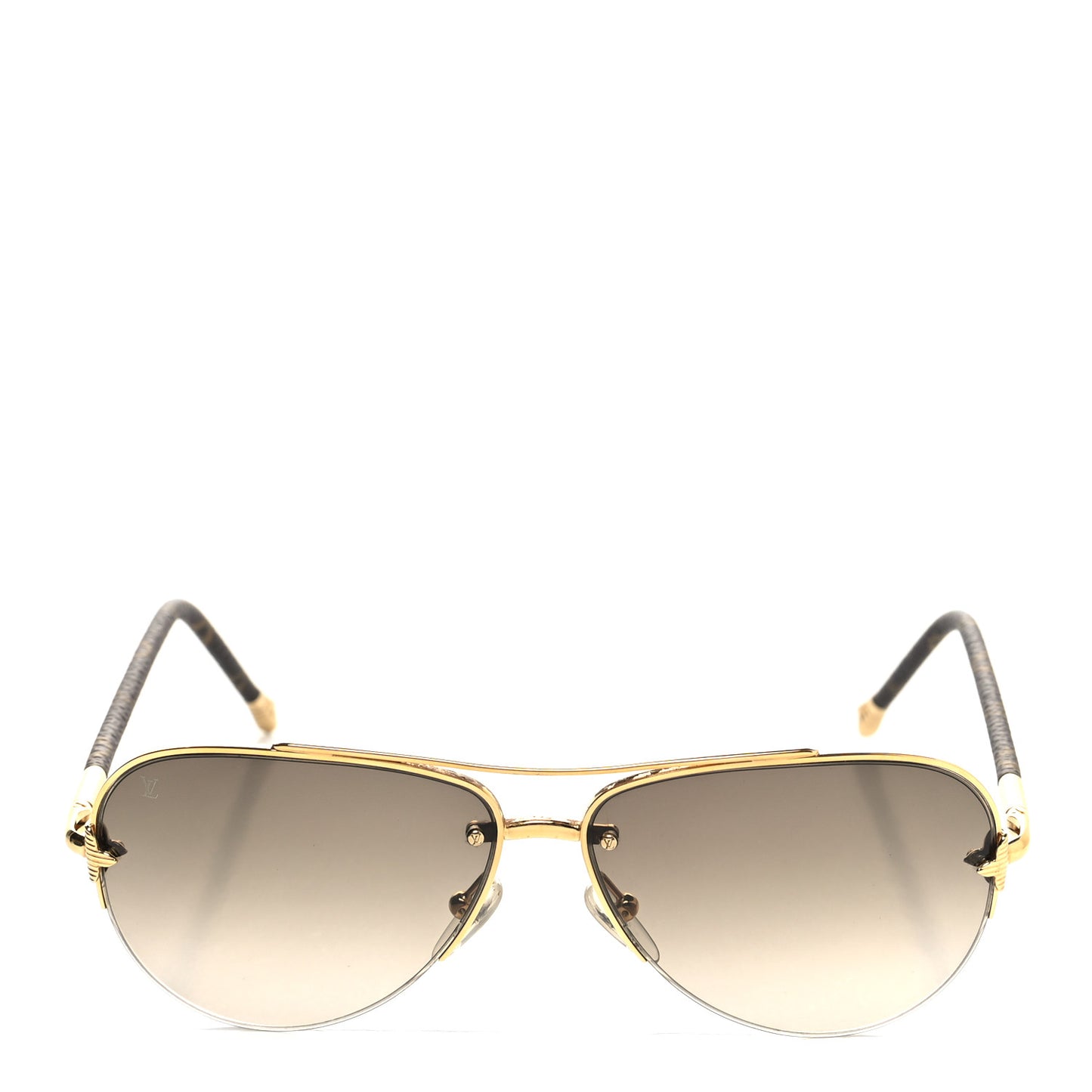 Monogram Petite Viola Pilote Aviator Sunglasses Z0571U Brown