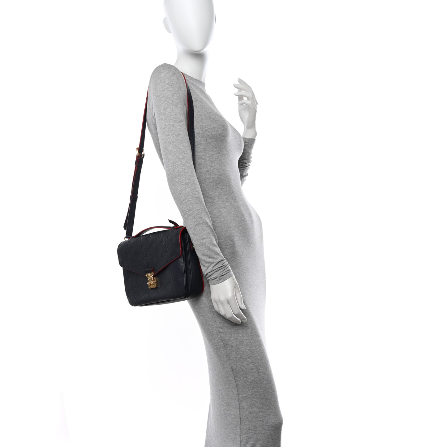 Empreinte Pochette Metis Marine Rouge