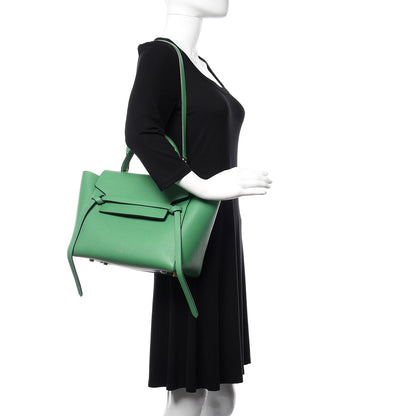 Celine Grained Calfskin Mini Belt Bag Mint 2 of 9