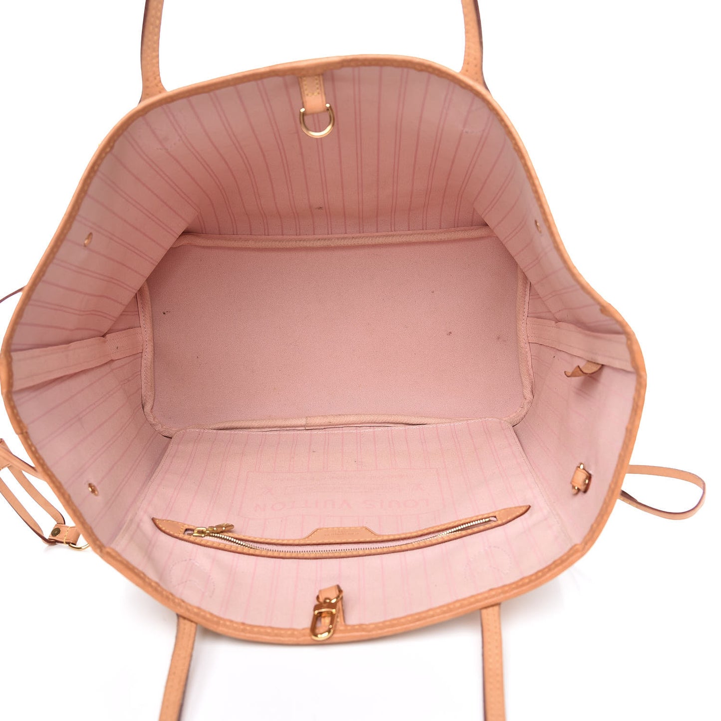 Damier Azur Neo Neverfull MM Rose Ballerine