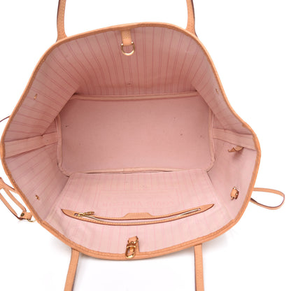 Louis Vuitton Damier Azur Neo Neverfull MM Rose Ballerine 5 of 19