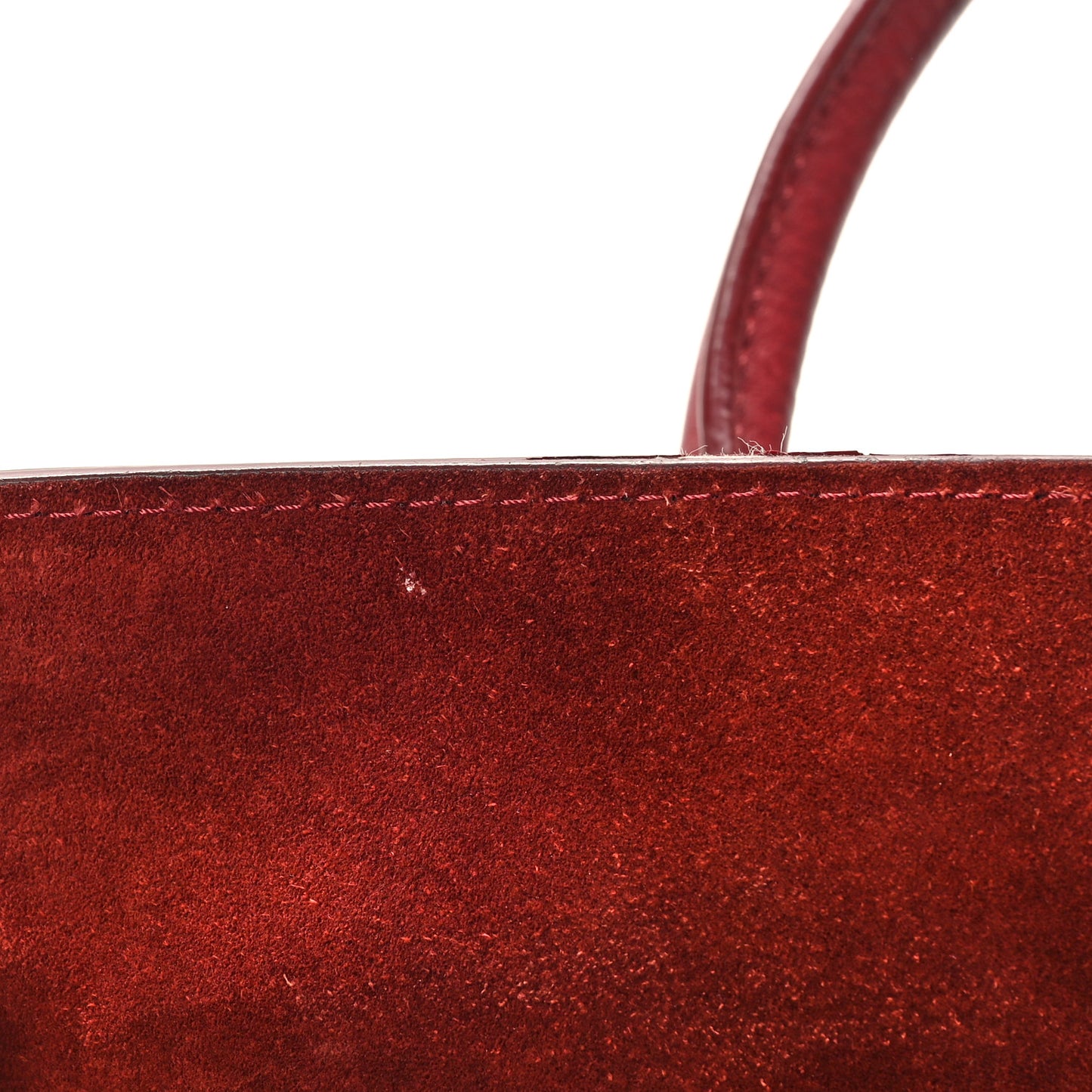 Baby Grained Calfskin Medium Phantom Luggage Carmin
