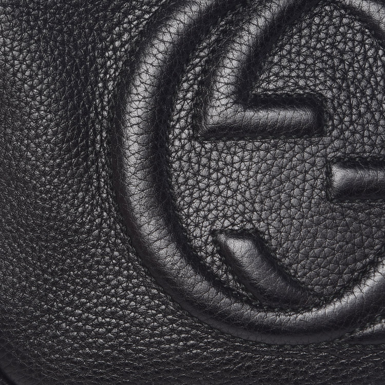Gucci Pebbled Calfskin Small Soho Disco Bag Black 9 of 11