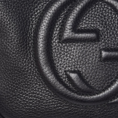 Gucci Pebbled Calfskin Small Soho Disco Bag Black 9 of 11