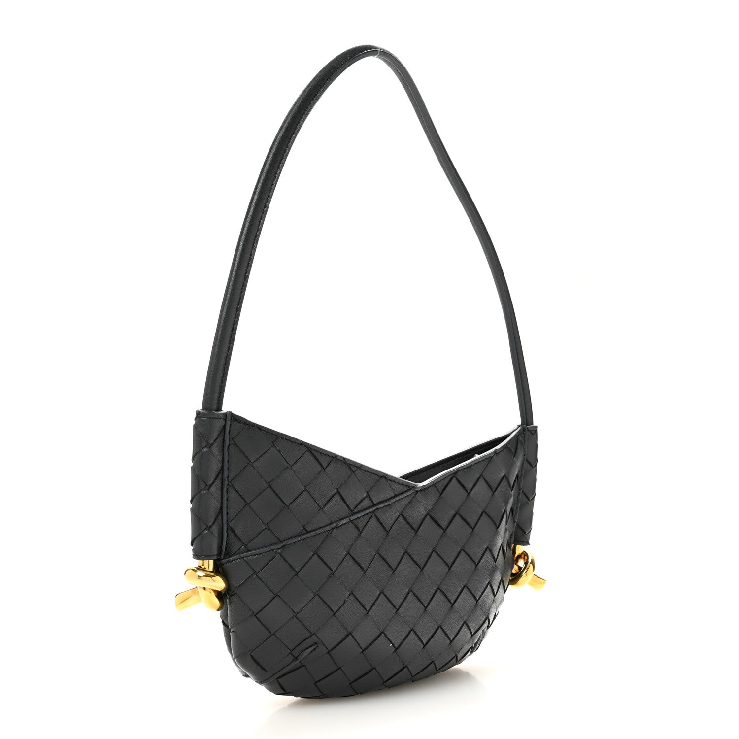Bottega Veneta Nappa Intrecciato Mini Solstice Shoulder Bag Space 3 of 9