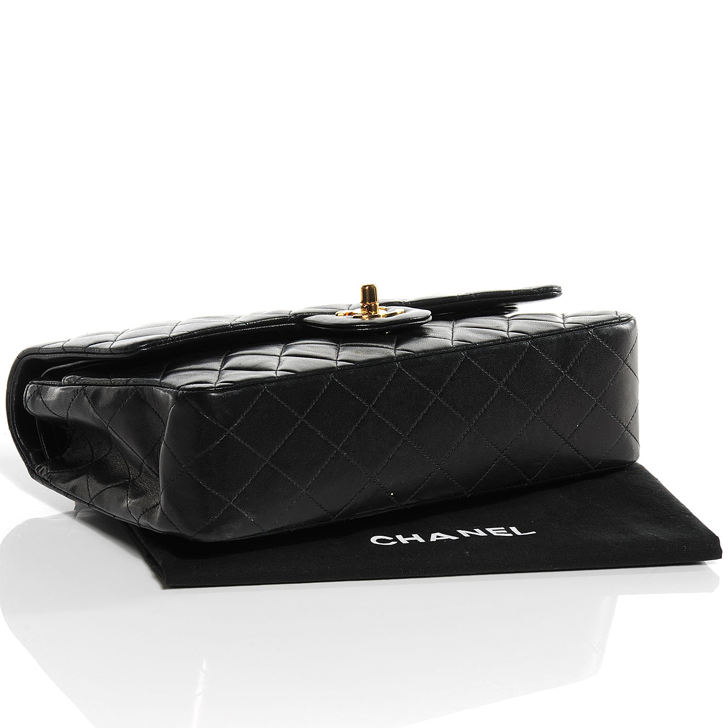 Chanel Lambskin Medium Double Flap Black 4 of 7