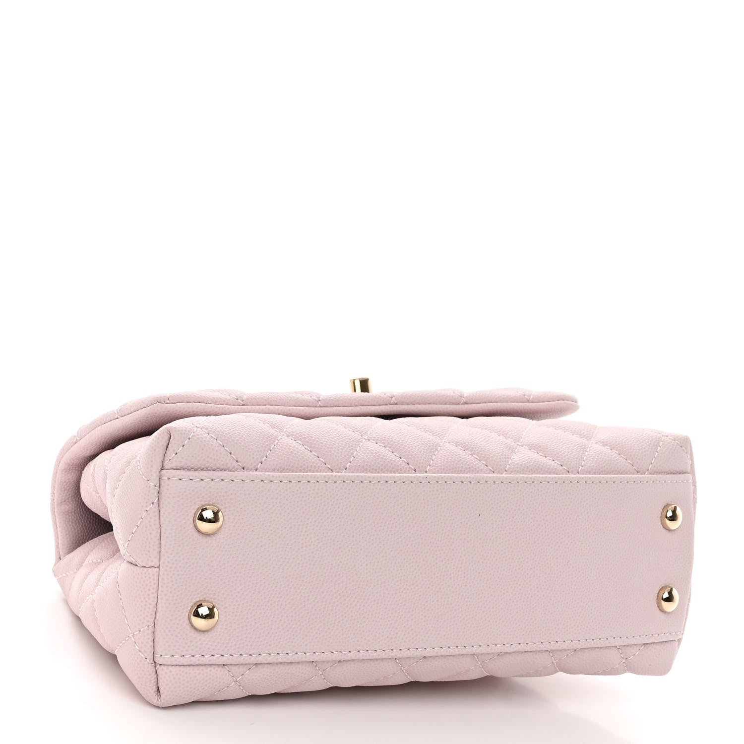 Chanel Caviar Quilted Mini Coco Handle Flap Lilas Lilac 4 of 9