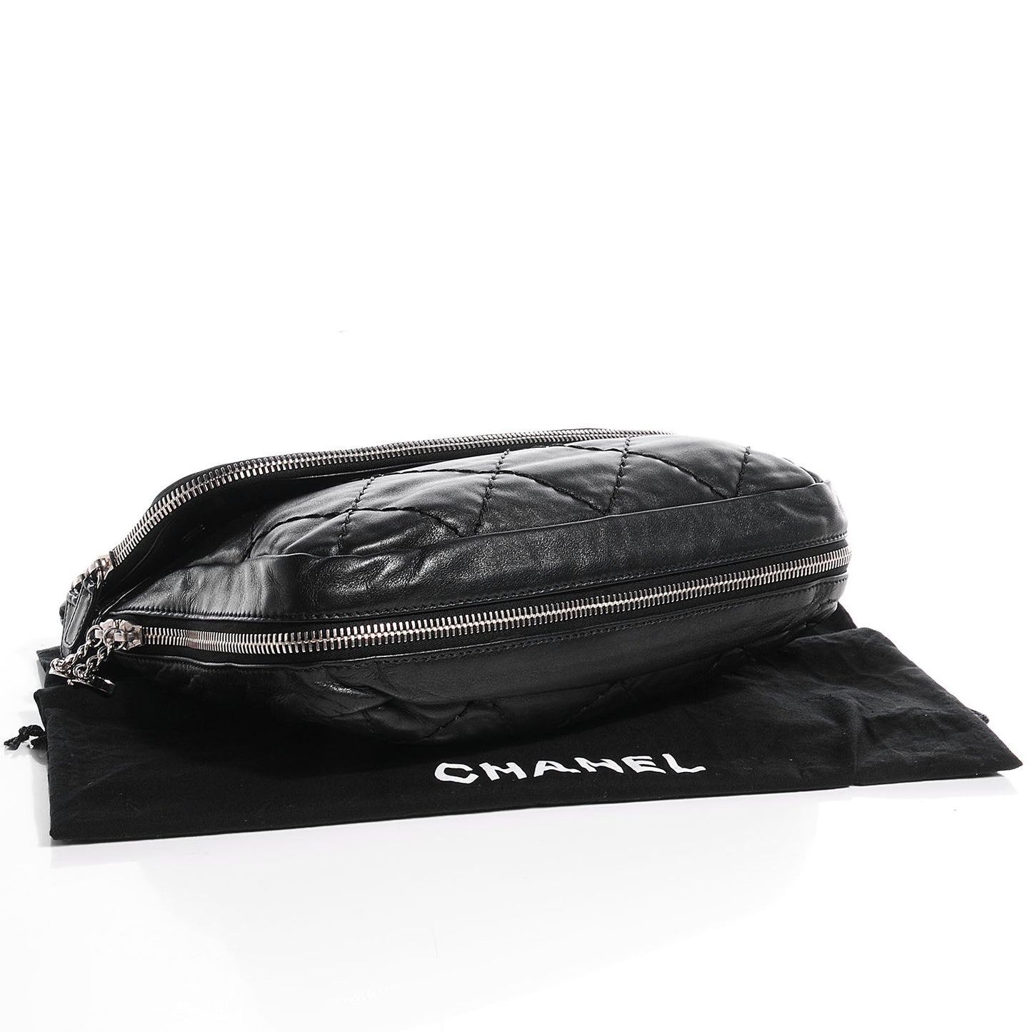 Calfskin Expandable Flap Black