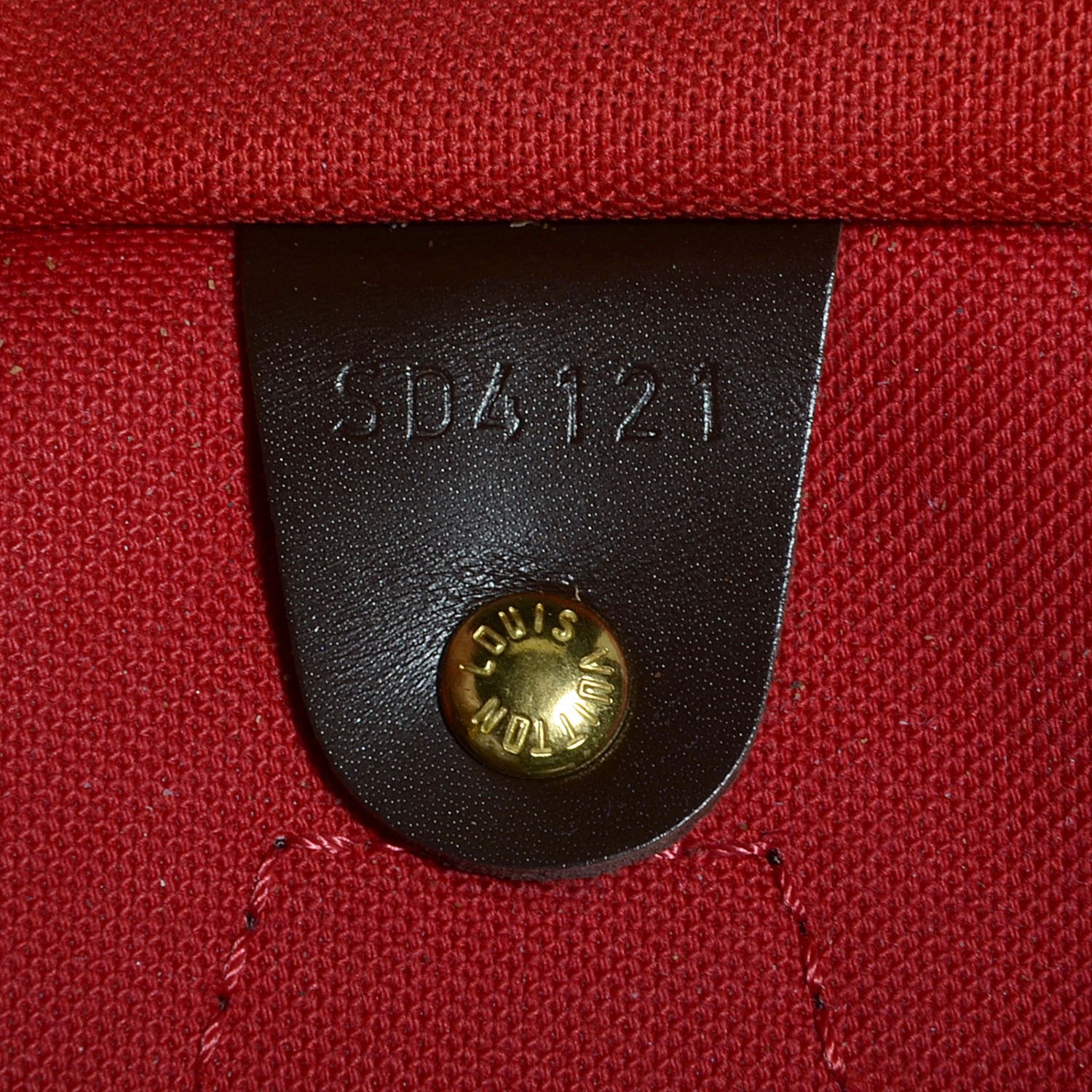Louis Vuitton Damier Ebene Speedy 35 7 of 8