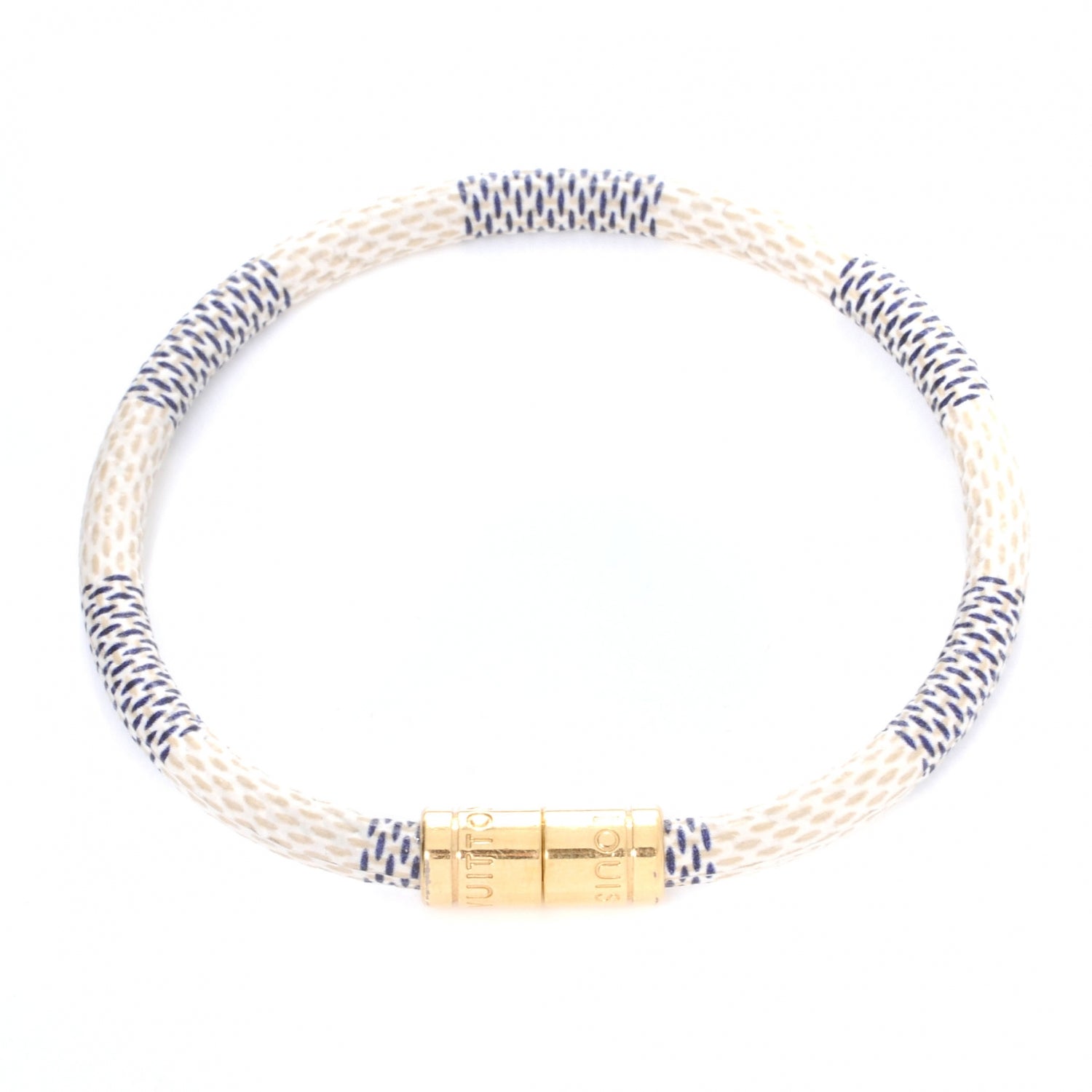 Louis Vuitton Damier Azur Keep It Bracelet 3 of 5