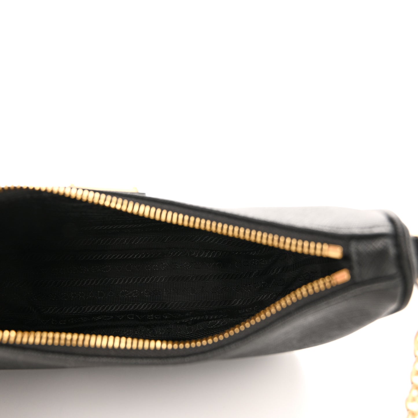 Saffiano Lux Re-Edition 2005 Shoulder Bag Black