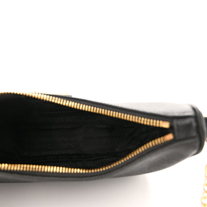 Prada Saffiano Lux Re-Edition 2005 Shoulder Bag Black 5 of 9