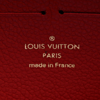 Louis Vuitton Empreinte Blooming Flowers Clemence Wallet Marine Rouge 6 of 7