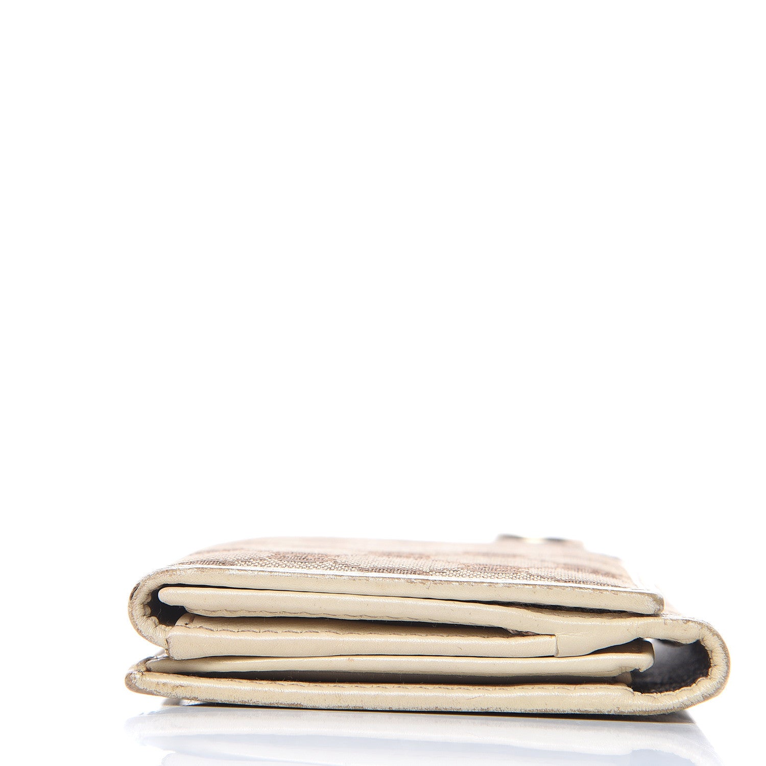 Gucci Monogram New Britt Continental Snap Wallet Off White 8 of 16