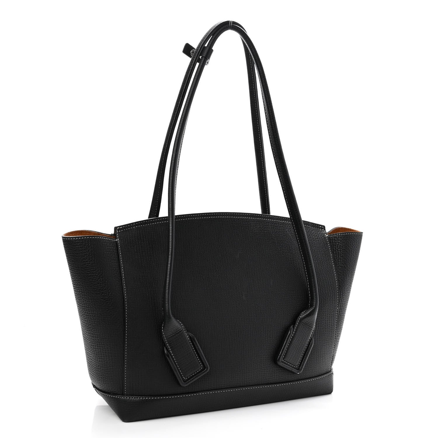 Bottega Veneta Grainy Calfskin Medium Arco Black 3 of 12